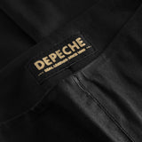 Depeche leather wear Corine flare læderbukser med stræk Pants 099 Black (Nero)