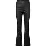 Depeche leather wear Corine flare læderbukser med stræk Pants 099 Black (Nero)