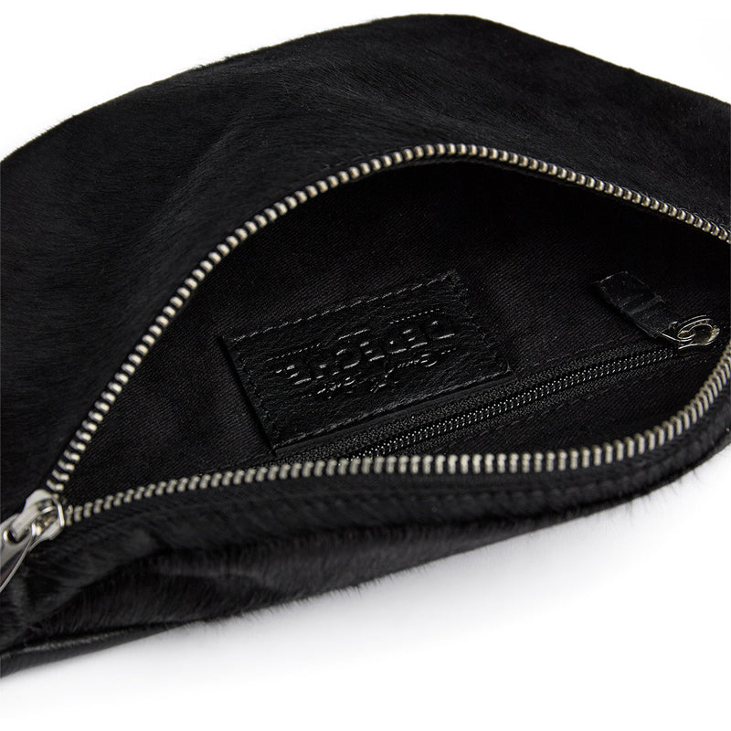 DEPECHE Cow bumbag Bumbag 095 Jet Black