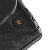 DEPECHE Crossbody taske dekoreret med fine kantsyninger Cross over 099 Black (Nero)