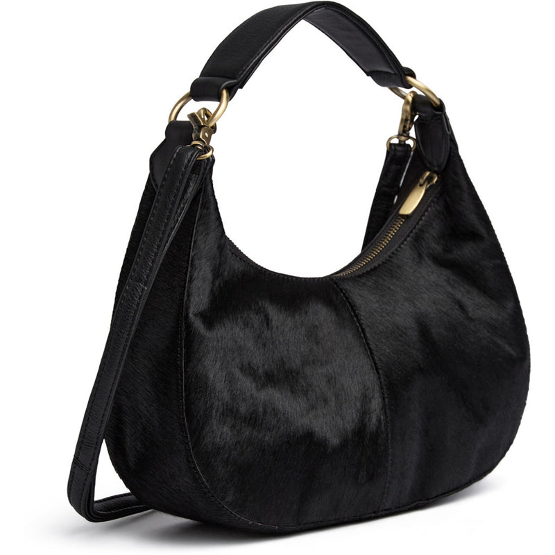 DEPECHE Crossover i hair-on kalveskind Cross over 095 Jet Black