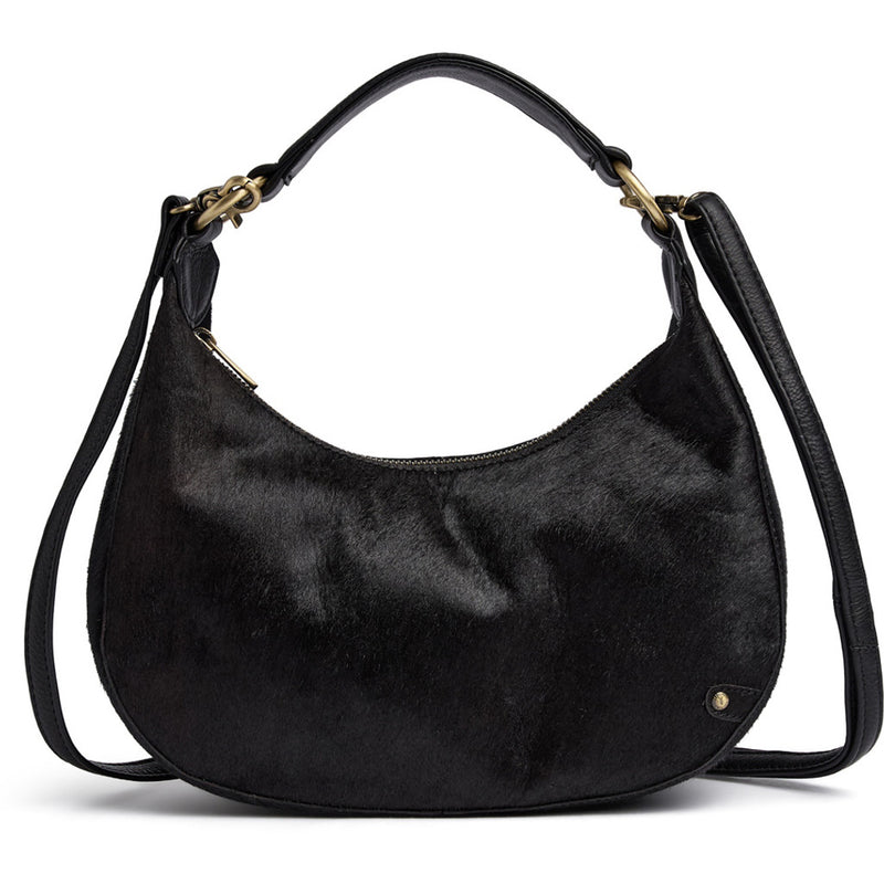 DEPECHE Crossover i hair-on kalveskind Cross over 095 Jet Black