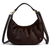 DEPECHE Crossover i hair-on kalveskind Cross over 161 Dark brown