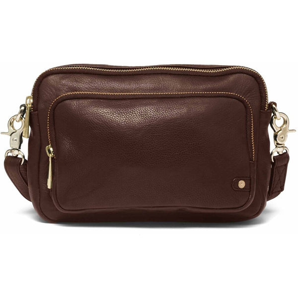 DEPECHE Crossover taske med front lomme Cross over 133 Brandy