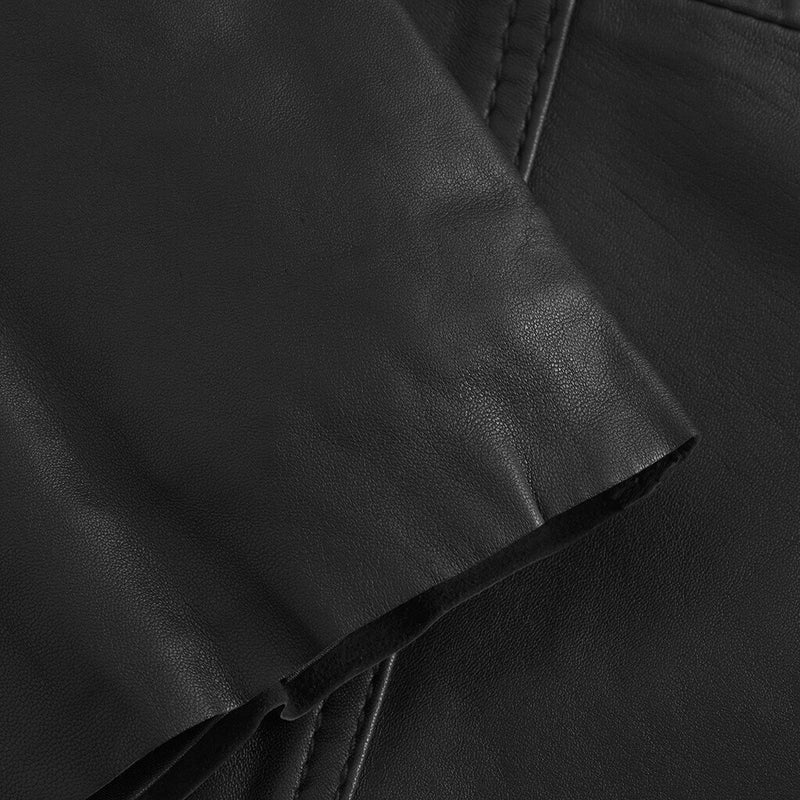 Depeche leather wear Drea A-formet nederdel (RW) Skirts 099 Black (Nero)