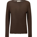 Depeche Clothing Drew Kashmir Bluse Blouse 161 Dark brown