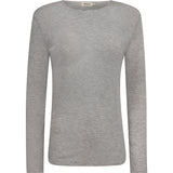 Depeche Clothing Drew Kashmir Bluse Blouse 332 Light Grey Melange