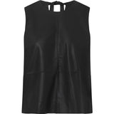 Depeche leather wear Eksklusiv Beth skindtop Tops 099 Black (Nero)