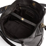 DEPECHE Eksklusiv håndflettet skuldertaske Shoulderbag / Handbag 099 Black (Nero)