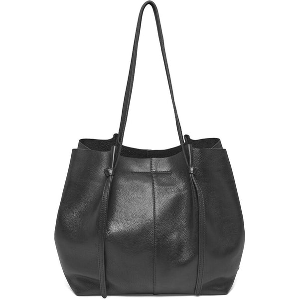 DEPECHE Eksklusiv skindshopper Shopper 099 Black (Nero)