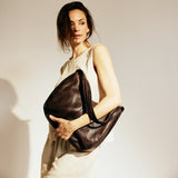 DEPECHE Eksklusiv skuldertaske Shoulderbag / Handbag 161 Dark brown