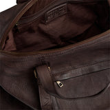 DEPECHE Eksklusiv weekendtaske Weekend Bag 106 Coffee