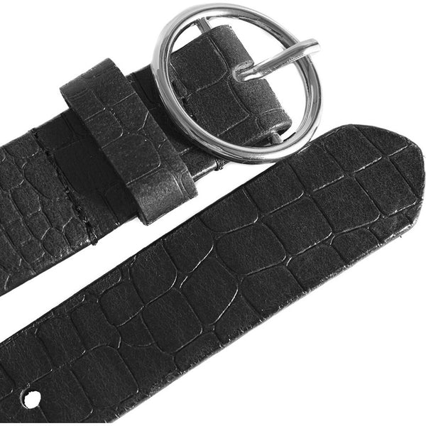 DEPECHE Eksklusivt bælte Belts 099 Black (Nero)