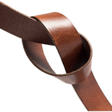 DEPECHE Eksklusivt læderbælte Belts 014 Cognac