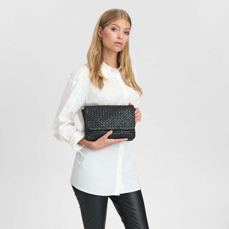 DEPECHE Elegant crossover Clutch 099 Black (Nero)