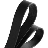 DEPECHE Elegant læderbælte i en dejlig og blød kvalitet Belts 099 Black (Nero)