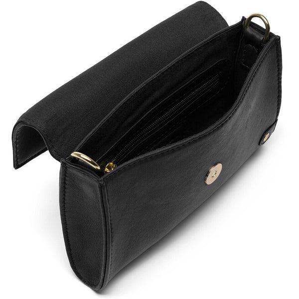 DEPECHE Elegant og smuk læder clutch Small bag / Clutch 190 Black / Gold