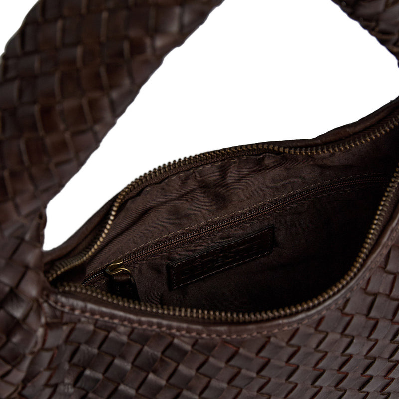 DEPECHE Elegant skuldertaske Shoulderbag / Handbag 161 Dark brown