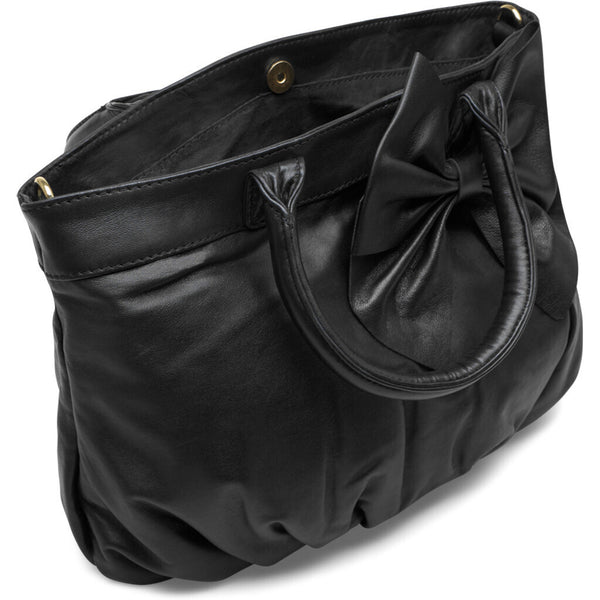 DEPECHE Elegant taske med sløjfe detalje Shoulderbag / Handbag 099 Black (Nero)