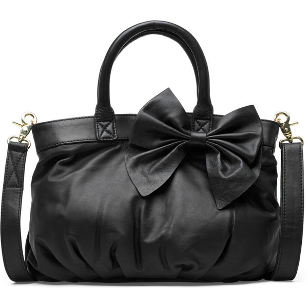 DEPECHE Elegant taske med sløjfe detalje Shoulderbag / Handbag 099 Black (Nero)