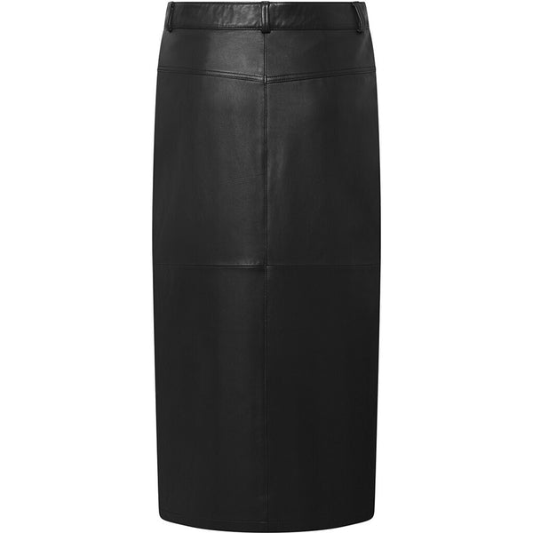 Depeche leather wear Elegant underknee Evi pencil lædernederdel Skirts