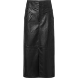 Depeche leather wear Elina underknee pencil lædernederdel Skirts 099 Black (Nero)