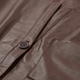 Depeche leather wear Eliza lang skindvest Vest 106 Coffee