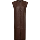Depeche leather wear Eliza lang skindvest Vest 106 Coffee