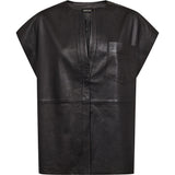 Depeche leather wear Eliza skindvest Vest 099 Black