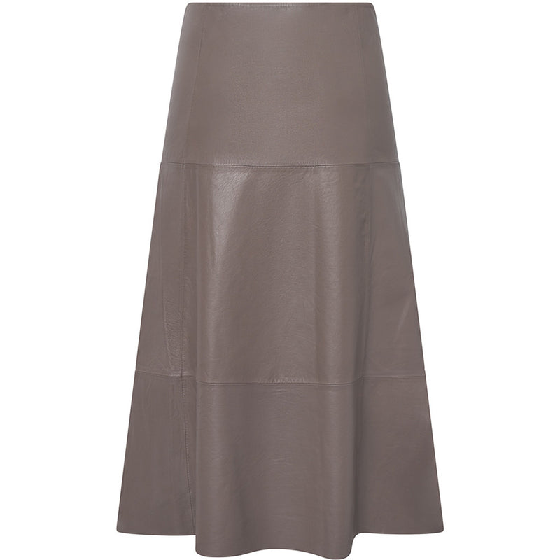 Depeche leather wear Elvira klassisk skindnederdel Skirts 168 Latte