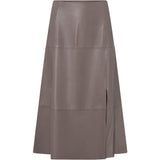 Depeche leather wear Elvira klassisk skindnederdel Skirts 168 Latte