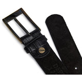 DEPECHE Fashion Favourites croco bælte i skind Belt 343 Black croco