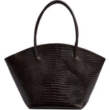DEPECHE Fashion Favourites croco shopper i skind Shopper 265 Brown Croco