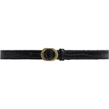 DEPECHE Fashion Favourites croco smalt bælte Belt 343 Black croco