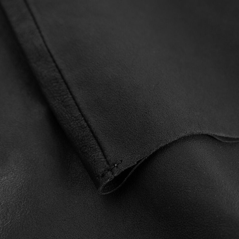 Depeche leather wear Feminin Rikke kjole i blød skindkvalitet Dresses 099 Black (Nero)