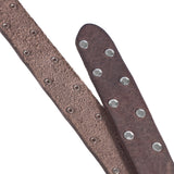 DEPECHE Feminint bælte med nitter Belts 015 Brown