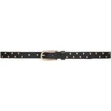 DEPECHE Feminint bælte med nitter Belts 099 Black (Nero)