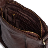 DEPECHE Feminint skind crossover taske Cross over 106 Coffee