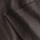 Depeche leather wear Flare RW Cleo læderbuks i blød og lækker kvalitet Pants 008 Chocolate