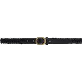 DEPECHE Fletbælte Belt 154 Black/Brass