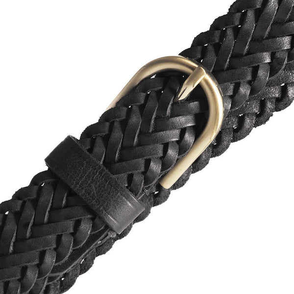 DEPECHE Flettet bælte Belts 099 Black (Nero)