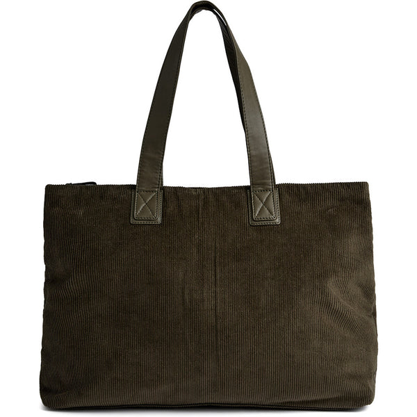 DEPECHE Fløjl shopper Shopper 049 Army Green