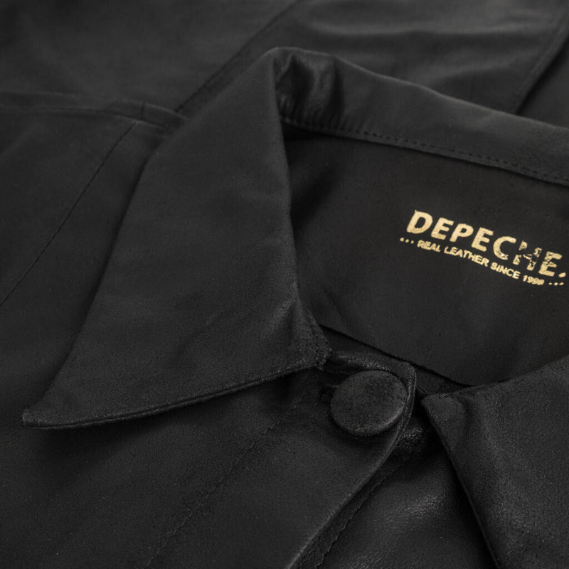 Depeche leather wear Flot Lenoa læderjakke i blød kvalitet Jackets 099 Black (Nero)