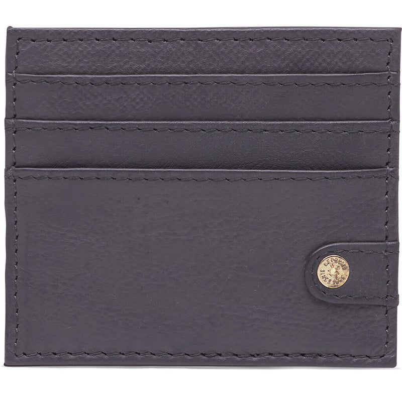 DEPECHE Funktionel kreditkort holder i skind Purse / Credit card holder 024 Antracit