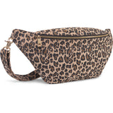 DEPECHE Funktionel og smuk bumbag i skind Bumbag 082 Leopard