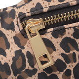 DEPECHE Funktionel og smuk bumbag i skind Bumbag 082 Leopard