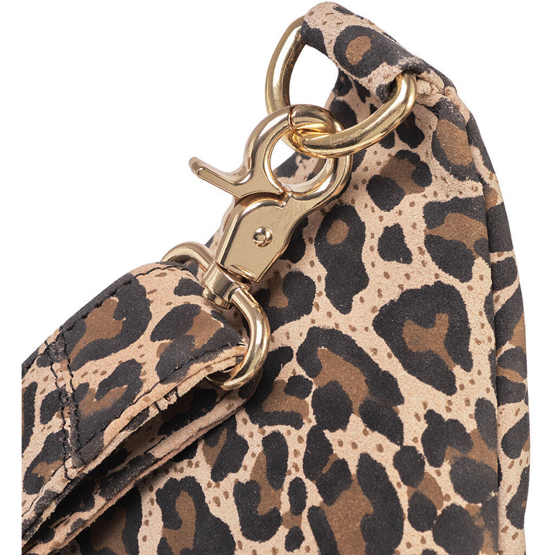 DEPECHE Funktionel og smuk bumbag i skind Bumbag 082 Leopard