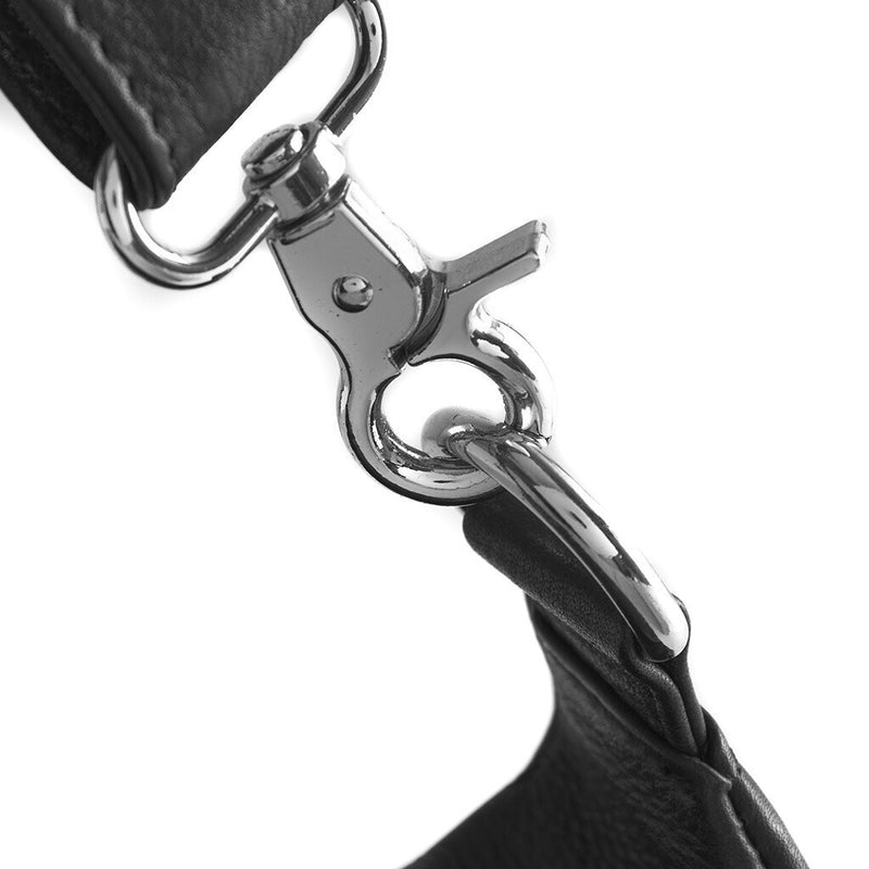 DEPECHE Funktionel og smuk bumbag i skind Bumbag 099 Black (Nero)