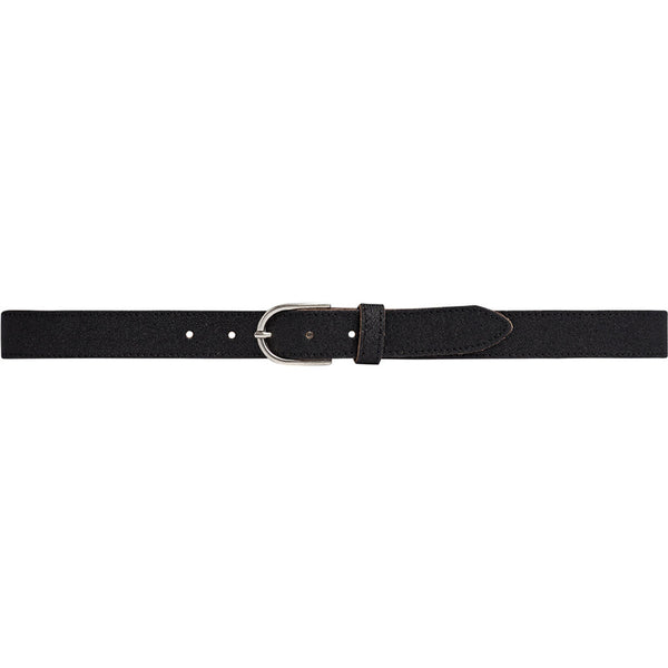 DEPECHE Glitter bælte med diskret spænde Belts 099 Black (Nero)