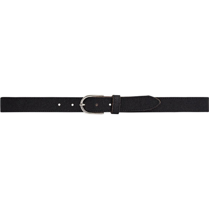 DEPECHE Glitter bælte med diskret spænde Belts 099 Black (Nero)